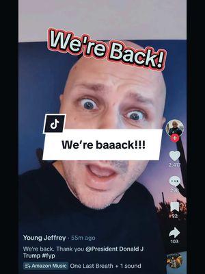 #weback #tiktokban #tiktokblackout #tiktokgoesblack #tiktokisback #wereback #tiktok #freedom #trump2024🇺🇸 