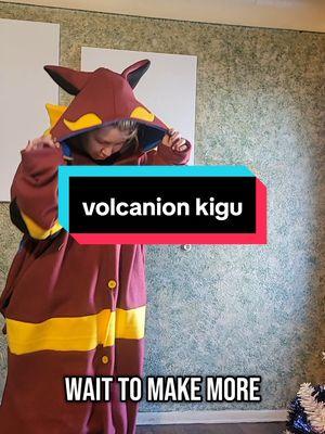 I love these difficult, stupid looking pokemon so much  #volcanion #pokemon #seifersstitches #customkigu #pokemonkigu #pokemonkigurumi #kigu #kigurumi #commission #onesie #plussize #plussizekigu 