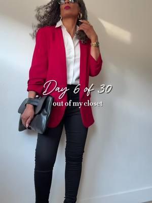 Day 6 and still at it! Exploring new combos, saving cash, and looking fab! #NoBuyMonth #StyleChallenge #30DayChallenge #OutOfMyCloset #FashionStyleOver50