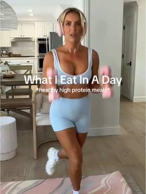 How I at to drop 45 pounds. High protein low(ish) carb meals to get a lean physique at home. #creatorsearchinsights #leanphysique #lean #tonedbody #whatieatinaday #wieiad #highproteinmeals 