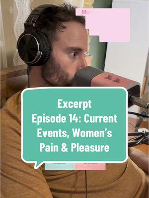 Sneak peek 👀 this Monday’s NEW Episode 14 Current Events, Women’s Pain & Pleasure #podcast #applepodcasts #spotifypodcast #husbandwife #women #pinkpill #pinkpilling #womenspain #womenspleasure #currentevents @jeppers128 