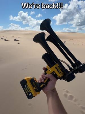 TikTok is back! #tiktokban #impacttrainhorns #dewalt #dewalthorn 