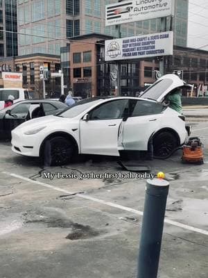 Random post just to check if I’m still shadow banned. But look, it’s my new baby- koko 😛 #tesla #tessie #modelY #awd #electriccars #atlanta #carwash #fyp #fypシ 