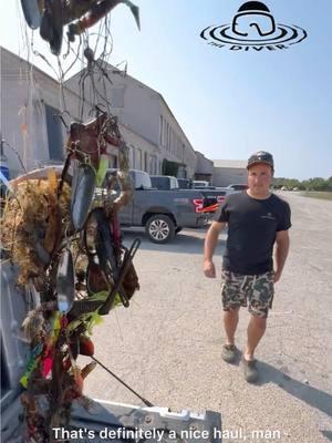 Found a bunch of fishing lures, 2 rods, fishing line, bottles and MORE in my local river this past September! Even saw a bunch of fish!! Check it out! 😲👍 #scubadiving #menomineeriver #fyp #cleanup #fish #fishing #lures #underwater #fun 