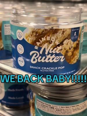 IT’S A GREAT DAY SHOP TILL YA DROP 💙‼️🥜 #rainbownutbutter #peanutbutter #tiktokisback #snapcracklepop #ricecrispytreats 