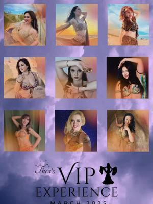 Announcing the cast of Thea’s VIP Experience in Los Angeles 2025. These lovely dancers will be featured in my next music video. #bellydance #bellydancetiktok #bellydancelosangeles #newmusic #originalmusic #bellydanceusa #bellydancevideo 