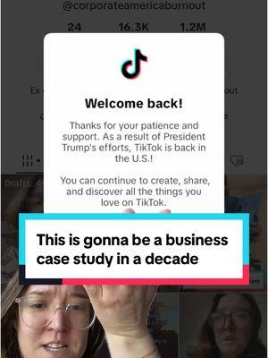 This is all just a giant PR stunt - coming from one of the most famous reality TV stars who is also a business mogul running a capitalist government! He’s combining all his skill sets to make a big splash when he enters the White House (aka the CEO of America) #americaisthebadplace #americaisajokerightnow #tiktokban  