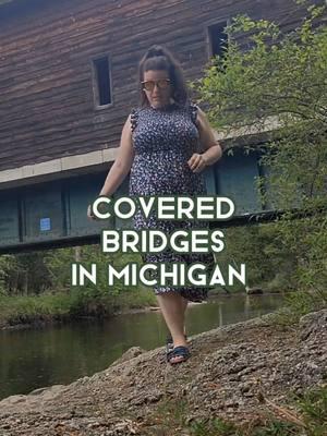 Covered Bridges of Michigan are historic and each unique in their own way!  #coveredbridge #coveredbridges #michiganders #travelmichigan #michigantravel 