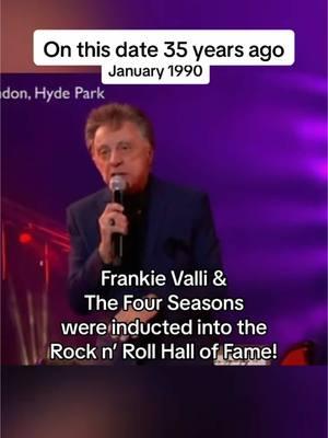 On this Date 35 years ago! ✨🎶 #frankievalli #sherry #singer #music #rockandrollhalloffame #musiclegend #welcomebacktiktok 