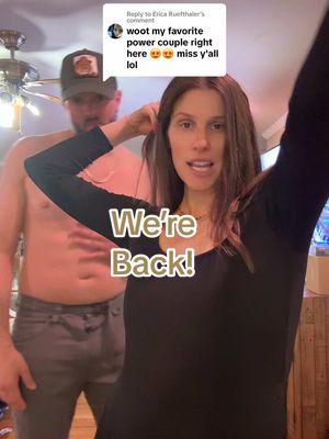 Replying to @Erica Ruefthaler Thank god! I was starting to sprial 🤪 we back!!! #mcaloonfamily #couplesoftiktoks #pregnancy #tlc #iloveamamasboy 