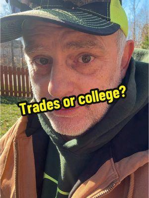 You can make more money with the trades than you can with a liberal arts degree. #lawnanswers #thomasfamilylandscaping #facts #bluecollar #college #makingmoney 