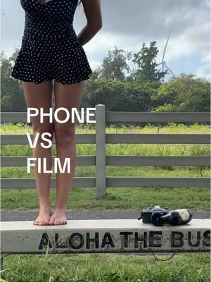 phone vs film🚏 #filmcamera #filmforbeginners #phonevsfilm 