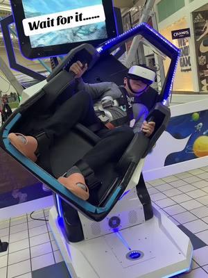 When at the mall and there is VR game he must try…. Could t figure out why so strapped in 😂😂😂 #boymom #momlife #MomsofTikTok #familyday #sammomof1 