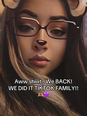 #weback #tiktokrefugee #backinbusiness #Love #WeDidIt #won #noban #tiktokban #gone #win #fyp #fyp #foryoupage #fypシ゚viral #xycb #missyou 