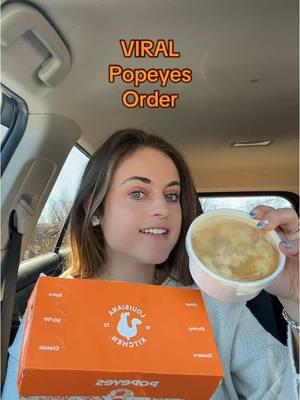 VIRAL Popeyes Order 🍗🧡🥔 #popeyes #popeyeschicken #popeyesmukbang #popeyesmashedpotatoes #popeyesblackenedchicken #blackenedchicken #fastfood #FastFoodReview #viralfood 