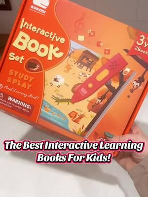 The best learning book for kids! #TikTokShop #interactivebooks #interactivelearning #toddlersoftiktok #MomsofTikTok #momsover30 