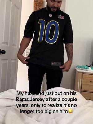 But let’s go Rams 🏈 #dadsoftiktok #husbandsoftiktok #ramsfan #rams #MomsofTikTok #rams #larams 