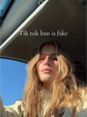 POV you had a normal day because you intuitively knew this TikTok ban is a facade of some sort #tiktokban #tiktokconspiracy 