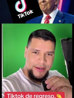 Tiktok de regreso en Estados Unidos. 👏👏#tiktok #tiktokderegreso #tiktokusa #paratii #tiktokenestadosunidos 