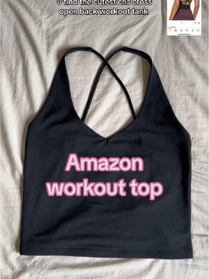 amazon workout top! it’s in my amazon sf! #amazonfinds #amazonfashion #amazonfavorites #amazonfashionfinds #amazonworkoutclothes #workouttank #tanktop #cuteworkoutclothes 