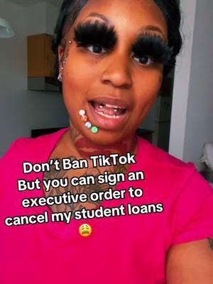 Cancel my student loans #imtiredofthem #cancelthem #getridofthem #neowwwww #justforfun #havingfun #donny #dondon #banstudentloans #iloveyallsomuch #support 