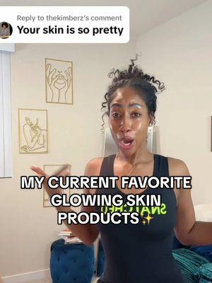 My current favorite glowing skin products 🤌🏾🥰 #skincare #skincareroutine #glowingskin #glowyskin #blemishes #dryskintips #fypシ゚viral #foryou #tiktokback #murad #medicube #laneige 