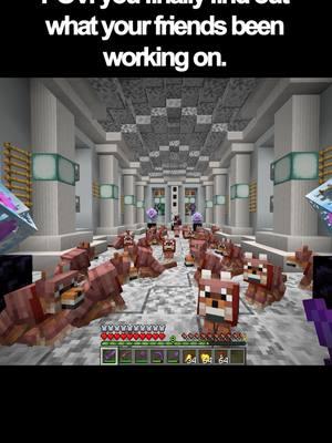 POV you finally find out what your friends been working on... #Minecraft #gaming #girl #vs #boy #minecraftmemes #funny #meme #fyp #midmysticx