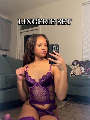 Purple lingerie set 💜 #lingerie #lingerieset 