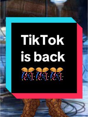 TikTok is back! #1goatlife #tiktok #tiktokisback #tiktokban @Red_Butterfly007 