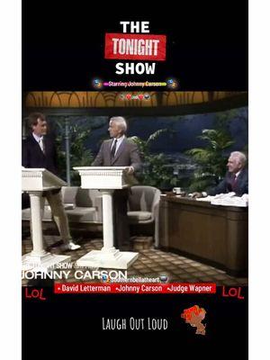 Who remembers this one?!?#davidletterman #johnnycarson #judgewapner #hilarious #comedyvideo #fypage #funniest #oldschool #latenight #goodtimes #tonightshow #carson #era #lolz #clips #4 #U #by #southernbellatheart #🎭 