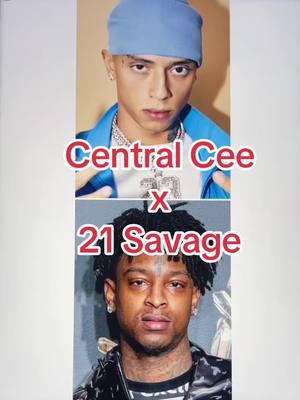 Mixing Central Cee and 21 Savage #centralcee #21savage #gbp #mix #makeover #growup #makeup #trending #fyp #rapper 