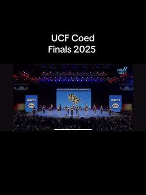 UCF Coed Finals 2025! I do not own rights to this music.  #ucanationals #uca2025 #ucfknights #ucfcheer 