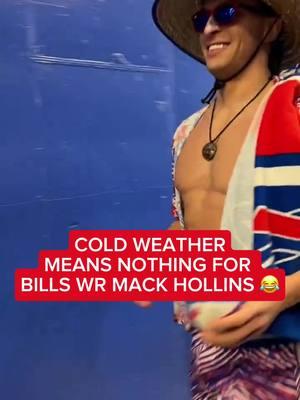 It’s 22° there, bro 😂 #fyp #buffalobills #billsmafia #mackhollins #nfl #NFLPlayoffs #football #sportstok 