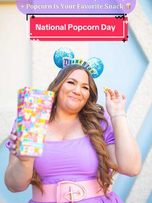 When it’s #nationalpopcornday and 🍿 is your favorite snack 🫶😍 @Disney Parks #disneyparks #popcorn #disneysnacks 