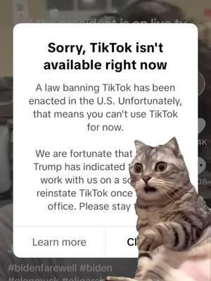 It didn’t last long thank God!!! #tiktokban #blackout #banned #riptiktok #tiktoknews #socialmediashutdown #savetiktok #tiktokupdate #tiktokcontroversy #bantiktok #digitalcensorship#fyp #viralvideo 