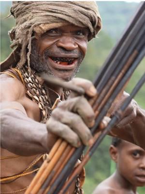 Tribe does a dance to welcome us to their village  #papuanewguinea #png #papua #travel #traveltiktok #adventure #dance #dancechallenge #tribe #fyp #explore #dakotaofearth 