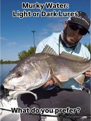 If the water is dark or murky, do you prefer to use light-colored or dark-colored lures? Cast your vote and let us know why in the comments!  #fishingtackle #fishinglures #fishingcommunity #saltwaterfishing #inshorefishing 