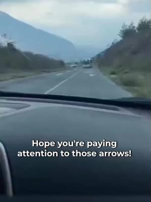 Ever seen a road that makes you switch to the opposite lane for just one curve? This dashcam video captures a mountain road with some... creative traffic flow. White arrows guide drivers to cross into the oncoming lane, pass the tight turn, and switch back to the 'right' side. For a moment, it feels like you're playing chicken with oncoming traffic! Would you trust this system? Let us know what you think! 🚗⬅️➡️🚗 #HMDmeme #hmdtrucking #truckingjobs #trucker #truckdriver #trucking #truckerlife