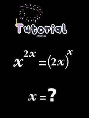 Tutorial: Watch how solve for x in this equation #mathchallenge #mentalmath #algebra #mathteacher #mathtricks #mathtutorial 