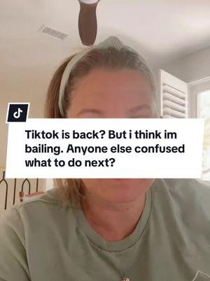 Now that TikTok is “back” and the ban is “over” I’m trying to figure out what the heck I’m going to do for my small business. There is just too much to know and too much to do. Also… I don’t know how I feel about Trump being our “savior”. What are you doing? How are you choosing what to do for your small business? #tiktokban #tiktokisback #smallbusinesshelp