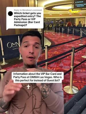 Replying to @Mendoza #greenscreen  Information about the VIP Bar Card and Party Pass at OMNIA Las Vegas. Who is this perfect for instead of Guest list? #vipcard #partypass #omnialasvegas #clubbing #information #inlasvegas #edmtok 