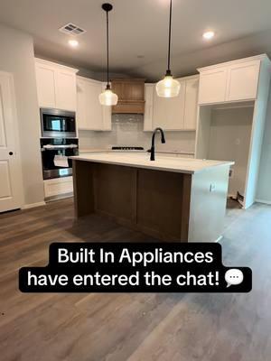 Built In Appliances have entered the chat & we are HERE FOR IT!!!  #simmonshomestulsa #kitchendesign #newconstructionhome #dreamhome #dreamhomeloading 