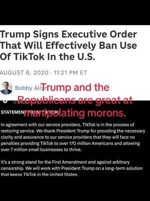 It’s gonna be 4 more years of this crap and watch the media not call him out on it. 🙄#tiktok #tiktokban #publicitystunt #trump #republicans #fyp #trending #foryoupage #donaldtrump #news #trendingtopic 