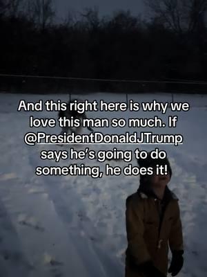 Sticking to your word is what it’s all about @President Donald J Trump #thankyou #thankful #blessed #president #trump #2025 #hatsoff #fyp #thisrighthere 