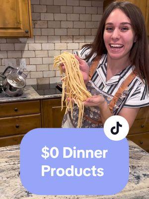 Making a three course dinner with $0 Temu items! 🤩. 🔎 code: dwr8592 or click 🔗 in bi0 for #temu $0 items! (App new users only with qualifying orders) #temuhaul #temufinds #viral #kitchengadgets #cookingsupplies #fettucinealfredo #creamhorns 