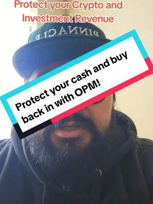 Earn money while protecting your investments inside of your policy.  Have a strong cash position of OPM to buy back into an "On Sale" market #iul #wholelife #cashflow #cashvalue #indexed #bank #crypto 