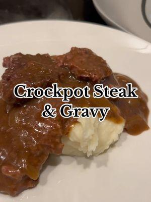 We’re baaackkkk 😍 bringing back one of your favorites to celebrate & it’s a perfect cold weather meal!   #crockpotrecipes #crockpotsteak #crockpotmeals #crockpotseason #crockpotmama #crockpotsoftiktok #arianaharrity #budgetmeals #cheapmeals #cheapdinnerideas #cheapdinner #momtok 