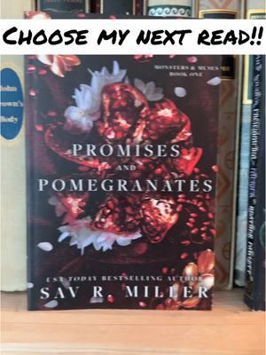 Now that we’re back… help me pick my next read 💜#books #BookTok #promisesandpomegranates #girlsofpaperandfire #encyclopediaoffaeries #thelondonseancesociety 