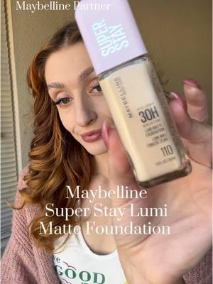 @Maybelline NY New Super Stay Lumi Matte foundation ✨💜  #maybellinepartner #maybelline #superstaylumimatte #maybeitsmaybelline 