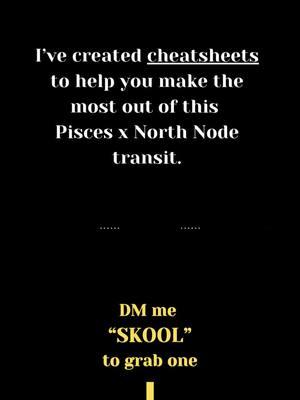 DM me "SKOOL" to grab a Pisces x North Node cheatsheet #northnodeinpisces #fyp #fypシ #astrology #northnodeastrology #numerology